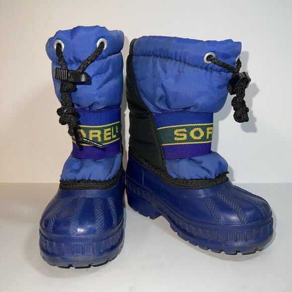 Sorel Blue Winter Boots with Removable Inserts Size 7 - Picture 1 of 5